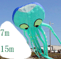 7m,15m octopus kites